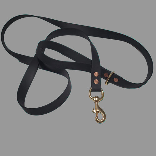 Black Biothane Dog Lead